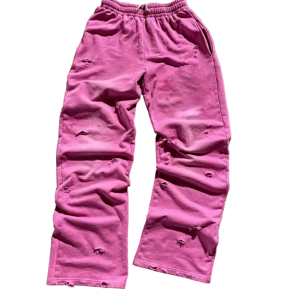 Distressed Baggy Sweats