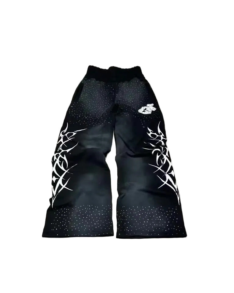 Arctic Flame Rhinestone Pants